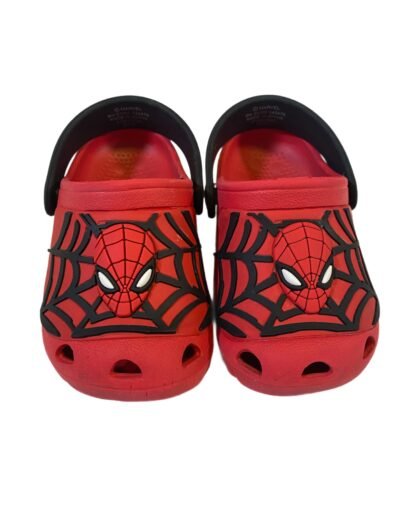 Zuecos estilo crocs Spiderman talle 19