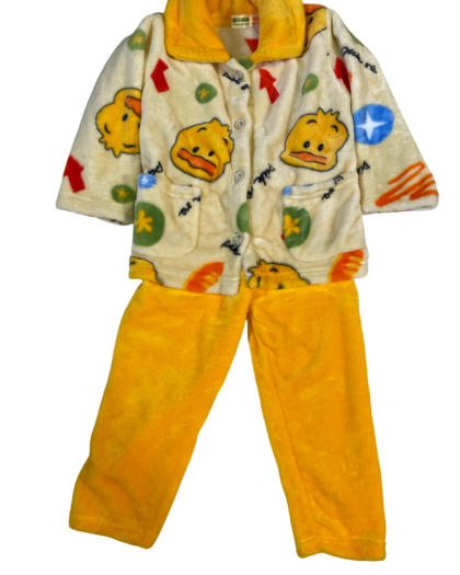 Conjunto Pijama Plush Patitos talle 3/4 años