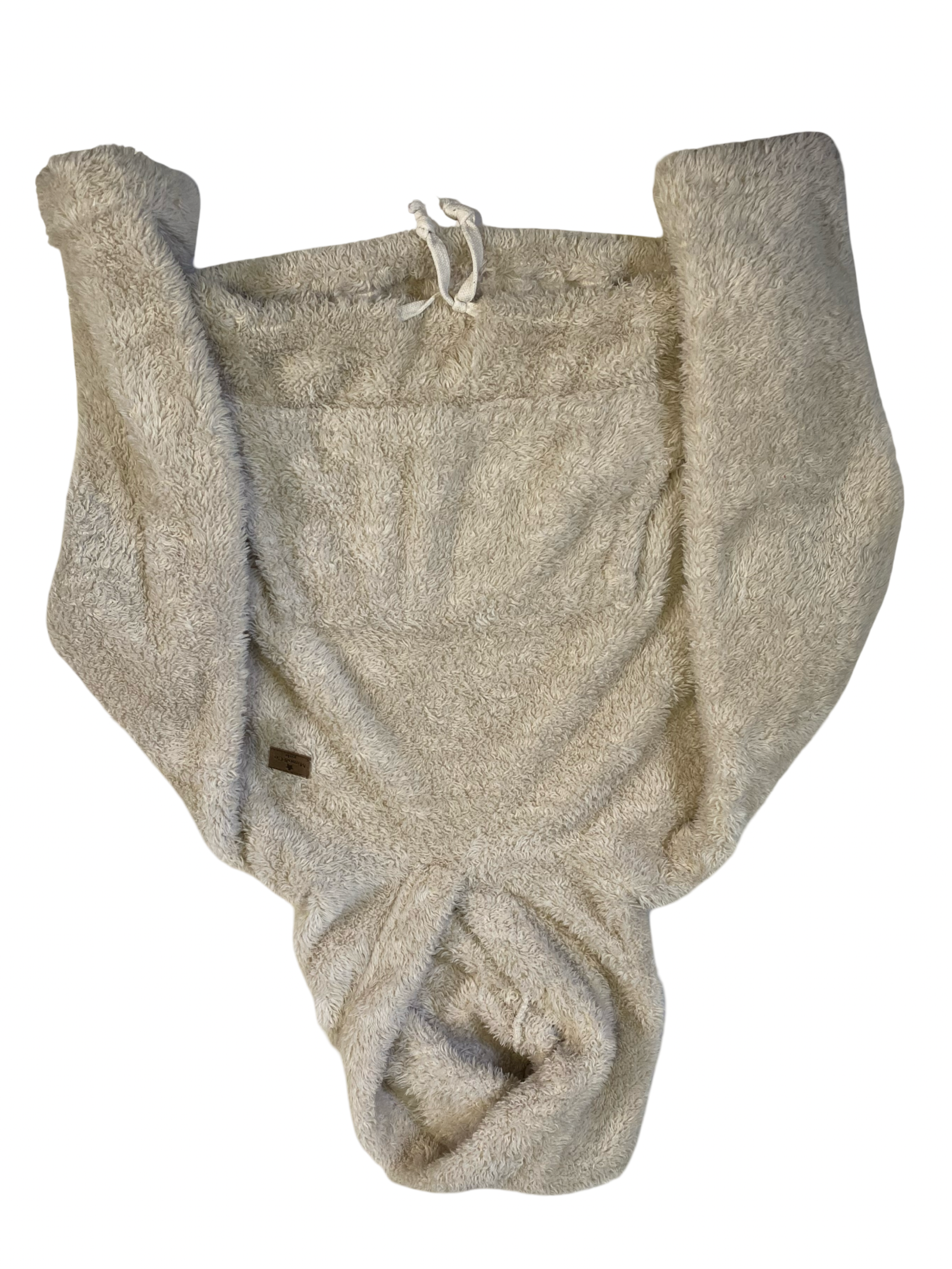 Buzo de corderito con capucha Mimo talle 8