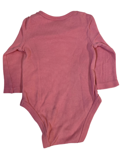 Body C&A rosa manga larga talle 3-6 meses (Alemania)